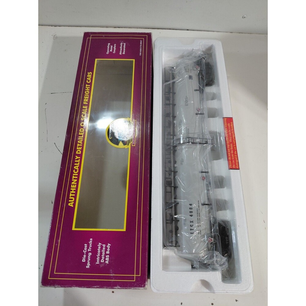 MTH 20-96011 O Gauge Model Railroad ETCX 20k-4 Compartment Tank Car w/Box (Read)